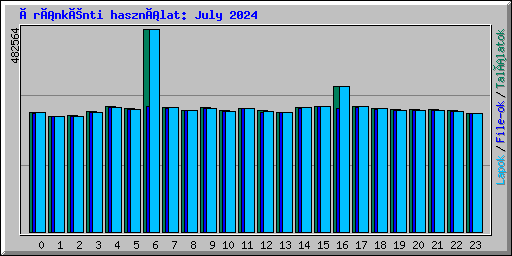 Óránkénti használat: July 2024