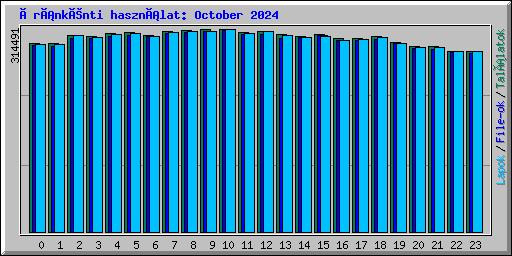 Óránkénti használat: October 2024